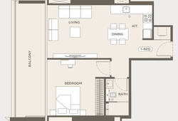 1 bedroom apartment